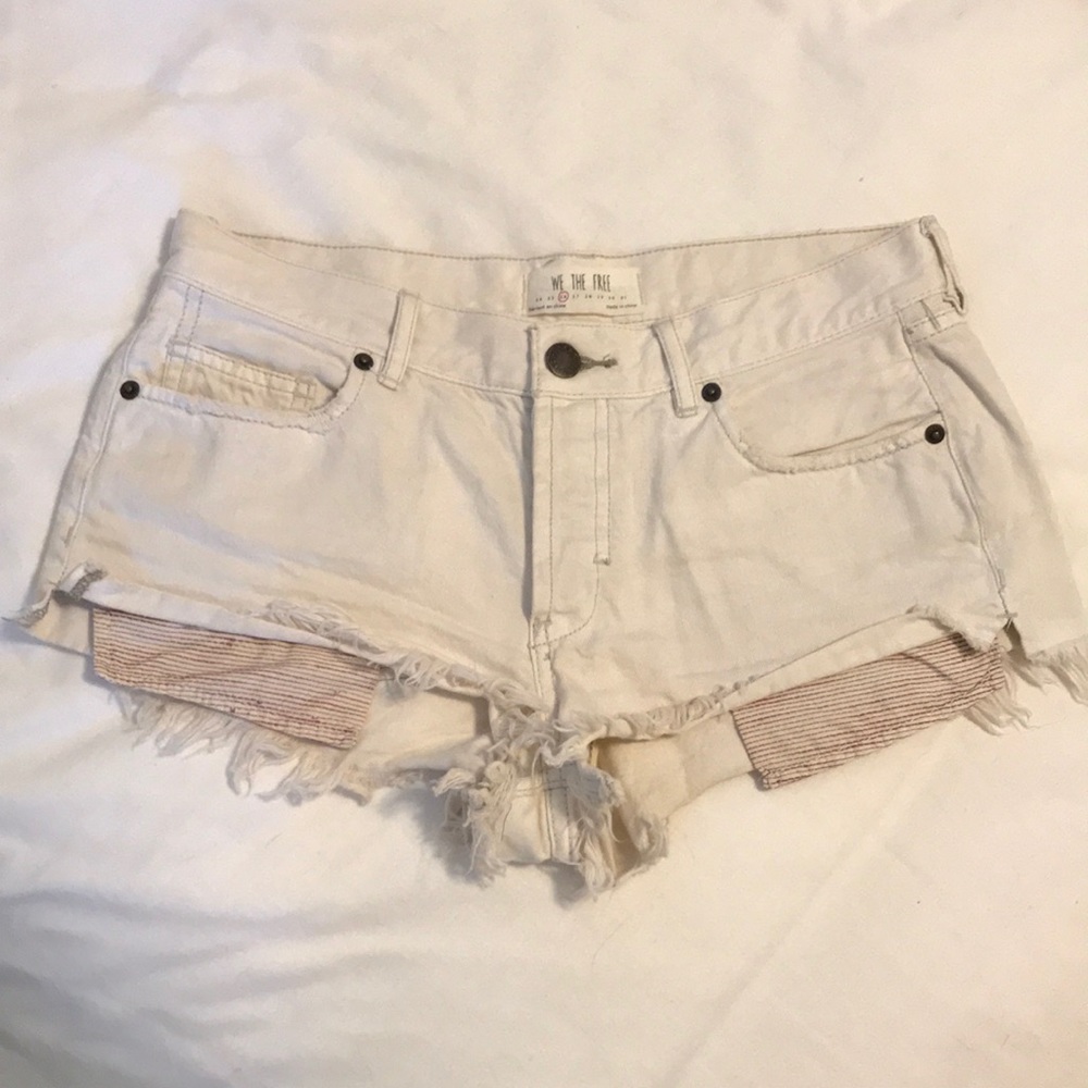 We the free low rise cut off shorts